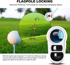 Golf Laser Rangefinder 600Yards/1000Yards Range Finder with Slope Switch Flag Lock Vibration for Golf Tournament Legal