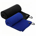 Golf Towel Microfiber Fabric for Golf Lovers Soft Absorbent Golf Club Cleaner Rag Clip Golf Accessories Golf Club Cleaning Towel