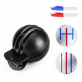 1Pc Golf Ball Line Liner Drawing Marking Alignment Putting Tool and 2 Pieces Golf Ball Marker Pen, Golf Scribe Accessories