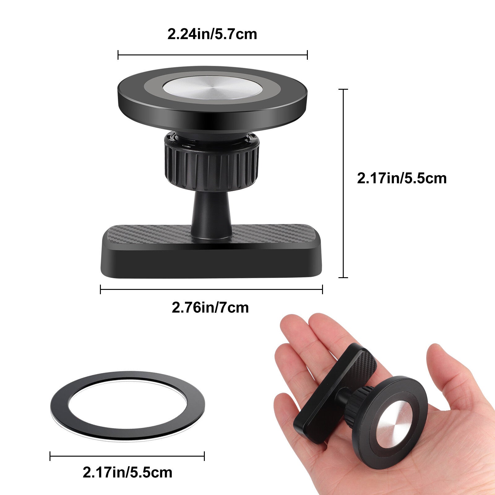 Strong Magnetic Phone Holder for Gym Golf Cart 360 Rotation Magsafe Phone Holder