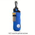 1Pc Golf Tee Holder, Golf Ball Carry Bag Pouch Golf Ball Holder Keychain Belt Clip, Golf Gifts Accessories