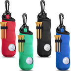 1Pc Golf Tee Holder, Golf Ball Carry Bag Pouch Golf Ball Holder Keychain Belt Clip, Golf Gifts Accessories